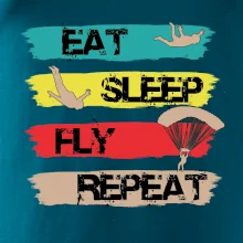 Eat Sleep Fly Repeat Paragliding