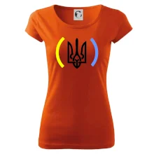 Ukrajina trojzubec s barvami