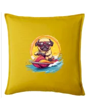 Mops na vodním skútru