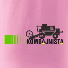 Kombajnista zelená a žlutá