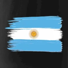 Argentina vlajka kreslená štětkou