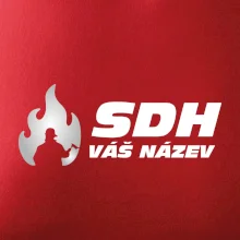 Kšiltovka SDH nápis, reflexní oheň