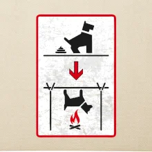 Tričko pro odpůrce sraní na chodníku