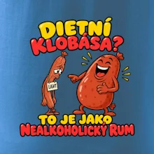 Dietní klobása jako nealkoholický rum