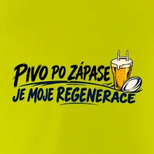 Pivo po zápase je moje regenerace