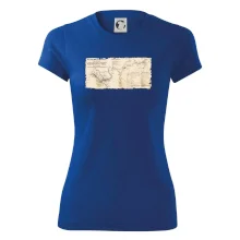 Mapa Báňské dráhy z Moravské Ostravy do Doubravy