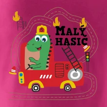 Malý hasič - auto a dinosaurus