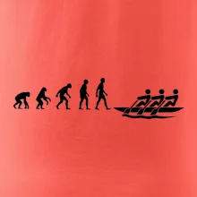Evoluce veslování 3 lidi