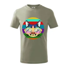 Kočka při barevném západu