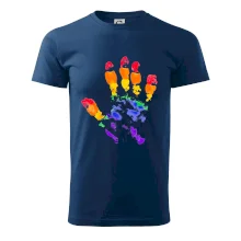 LGBT hand print