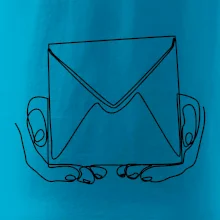 Obálka pošták jedním tahem