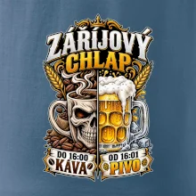 Záříjový chlap -  do 16 káva  od 16 pivo