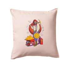 Horník těží bitcoiny