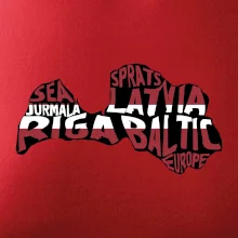 Mapy - názvy měst - Lotyšsko