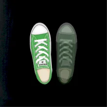 Párové boty - zelené