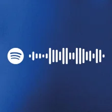 Spotify kód na prsu