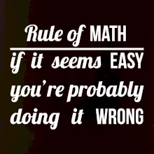 Rule of math