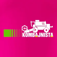 Kombajnista zelená a žlutá