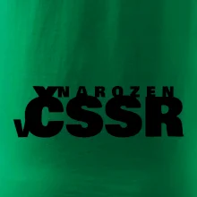 Nápis - Narozen v ČSSR