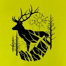 Jelen v lese křivky