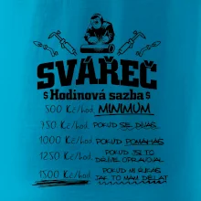 Svářeč - hodinová sazba