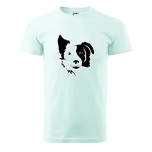 Border kólie obrys hlavy