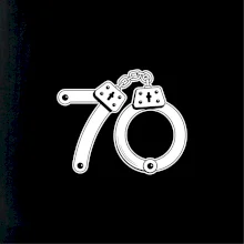 Narozeninové tričko pro policajta - pouta 70