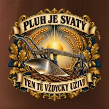 Posvátný pluh s pšeničnou svatozáří