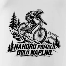 Nahoru pomalu dolů naplno - horský sjezdař