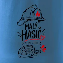 Malý hasič s velkým srdcem - minimalistická kresba
