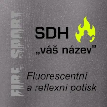 SDH Váš název - FLUO + Reflexní potisk