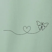 Dráha letu motýla - srdce