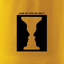 What do you see first? Pohár - Obličeje