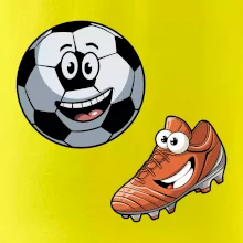 Parové triko - Kopačka a míč