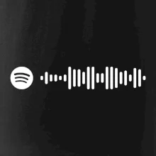 Spotify kód na prsu