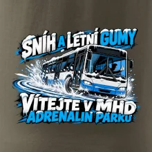 Sníh a letní gumy MHD adrenalin park