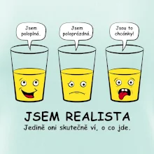 Jsem realista - skleničky (Hana-creative)