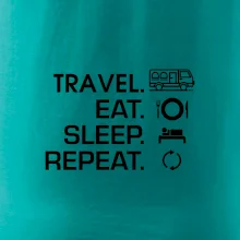 Eat sleep travel - Van