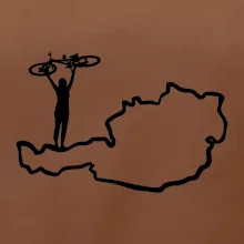 Cyklistka - Mapa Rakouska