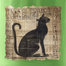 Egyptské hieroglyfy kočka