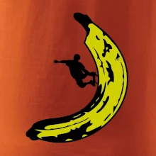 Skateboardista na banánu