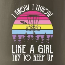 Disc golf i know i throw