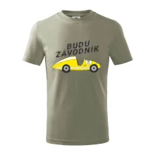 Budu závodník žluté  auto