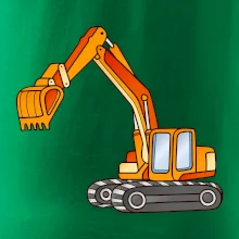 Bagr bez nápisu oranžový