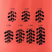 Pneumatiky - obtisk v závislosti na tlaku