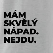 MÁM SKVĚLÝ NÁPAD. NEJDU.