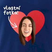 Vlastní fotka v srdci