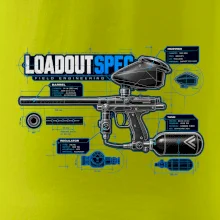 Technický výkres loadout spec paintball
