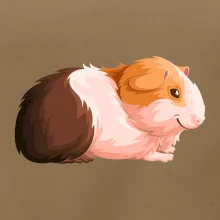 Morče - kreslené z boku