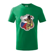 Hasič erb - Česká vlajka